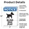 Signmission Blind Dog At Play, 7 in W x Rectangle, Plastic OS-2PACK-NS-P-710-V-10367 - alternate 3